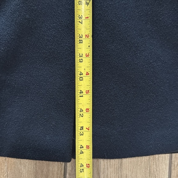 Men's Mongolian Cashmere Long Coat (approx size 40) in Navy/black - Picture 10 of 10